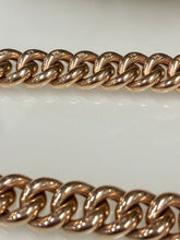 Load image into Gallery viewer, 9ct Rose Gold Handmade Curb Link Chain