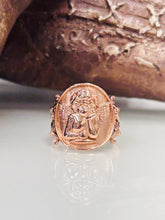 Load image into Gallery viewer, 9ct R/G Ornate Guardian Angel Ring