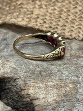 Load image into Gallery viewer, 9ct Y/G London Bridge Style Ruby Ring