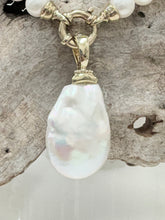 Load image into Gallery viewer, 9ct Y/G Large Baroque Pearl Enhancer Pendant
