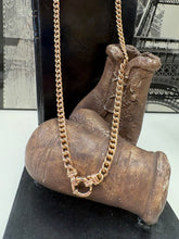 Load image into Gallery viewer, 9ct R/G Solid Curb Link Chain with Euro Bolt Clasp