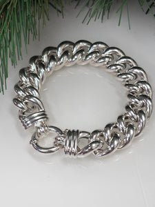 Sterling Silver Curb Link Bracelet