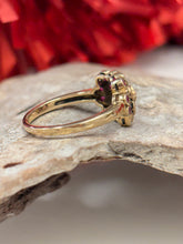 Load image into Gallery viewer, 9ct Y/G Ruby Ring