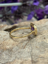 Load image into Gallery viewer, 9ct Y/G Amethyst Ring