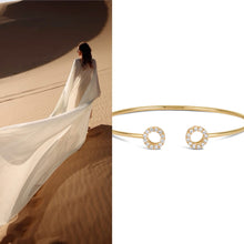 Load image into Gallery viewer, 9ct Y/G LGD Circle of Love Flexible Bracelet