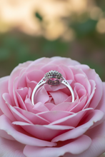 Load image into Gallery viewer, 9ct Pink Sapphire &amp; Diamond Ring