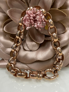 9ct Rose Gold Belcher Bracelet