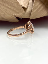 Load image into Gallery viewer, 9ct Rose Gold Diamond Cluster Ring
