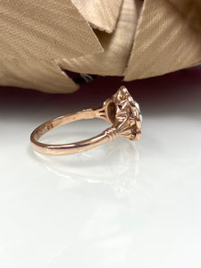 9ct Rose Gold Diamond Cluster Ring