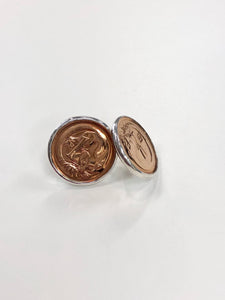 Sterling Silver 1 Cent Coin Studs