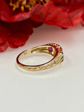 Load image into Gallery viewer, 9ct Y/G Ruby Emerald Sapphire &amp; Diamond Ring