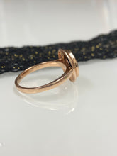 Load image into Gallery viewer, 9ct Rose Gold Onyx &amp; Diamond Ring