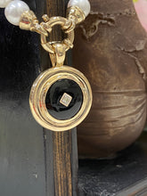 Load image into Gallery viewer, 9ct Yellow Gold Onyx &amp; Diamond Enhancer